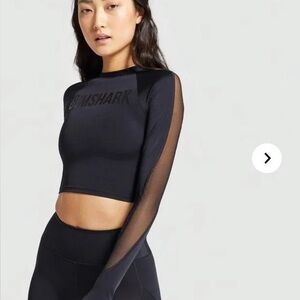 Gymshark Horizon Beach Long Sleeve Crop Top